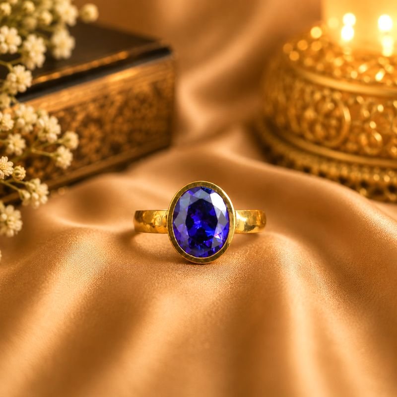 neeli-stone-brass-ring-jyotishshop