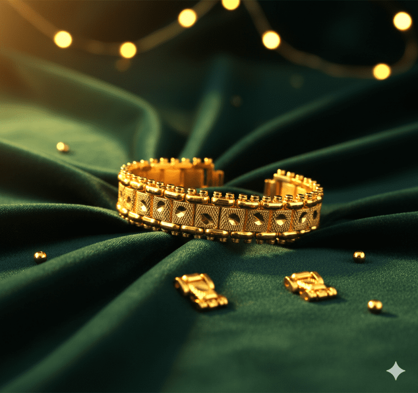Designer Brass Bracelet