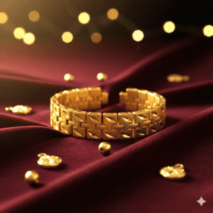 Stylish Designer Brass Bracelet