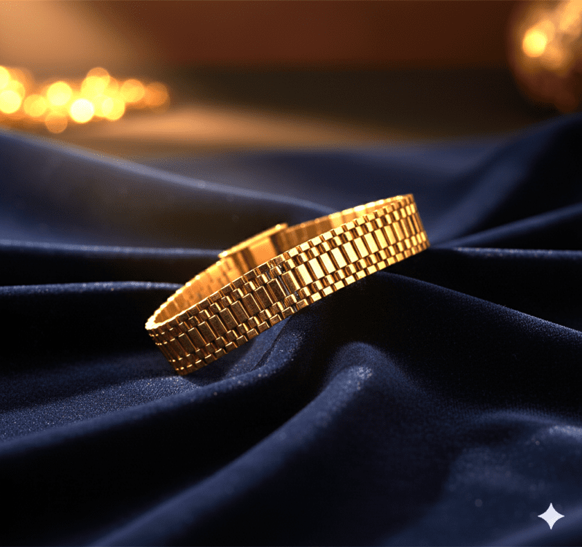 Stylish Bracelet In Brass