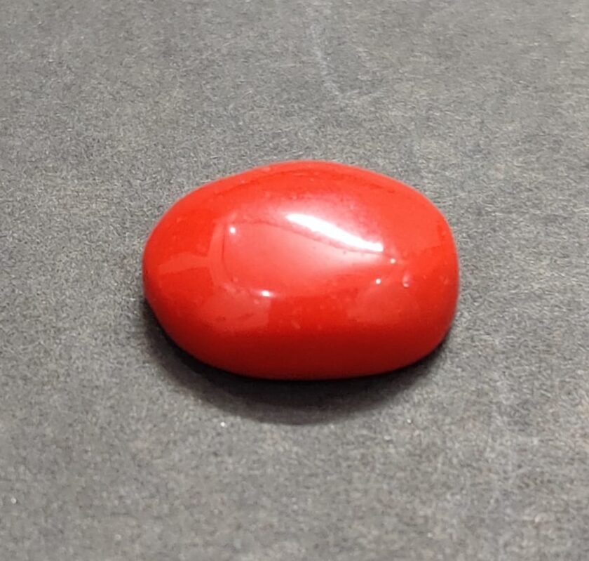 Coral Munga Stone (मूंगा रत्न) | Weight 8.40 Carat