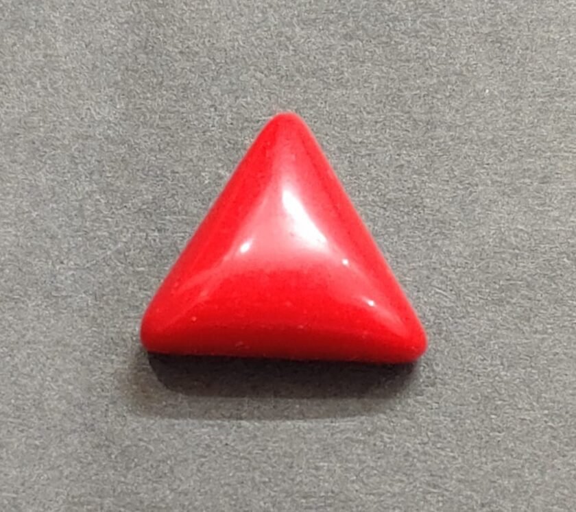 Synthetic Coral Munga Stone (सिंथेटिक मूंगा रत्न) | Weight 6.50, 7.70, 8.50, 9.70 Carat