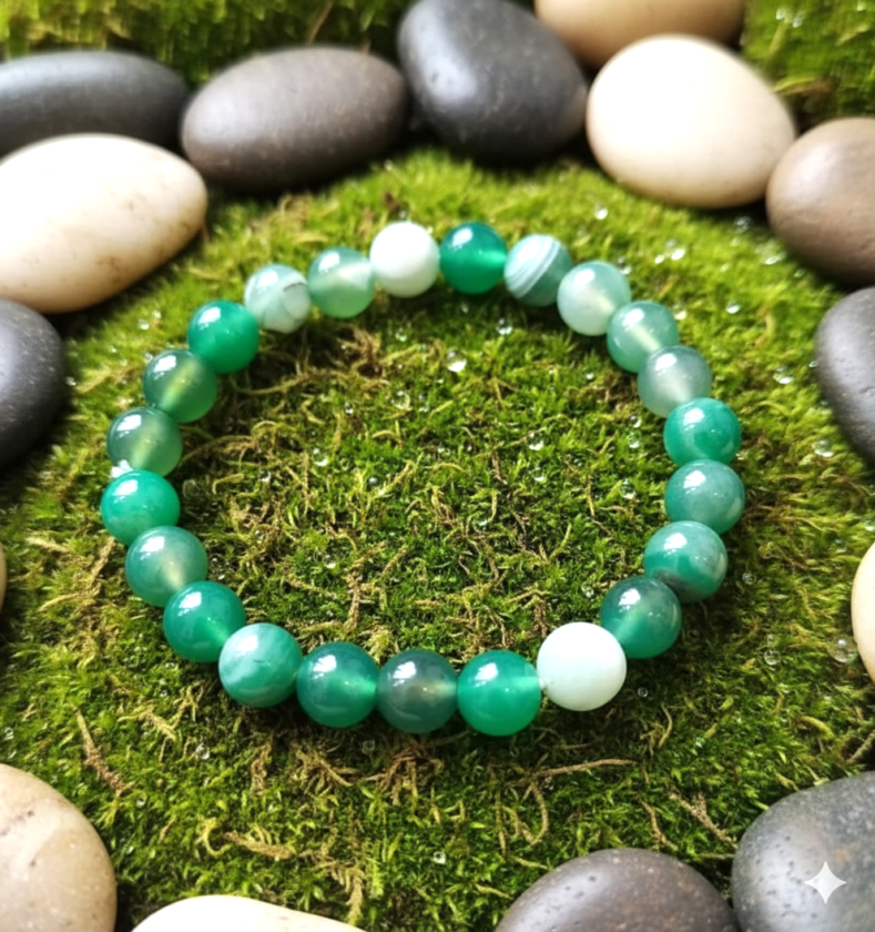 Sulemani Hakik Bracelet Green(सुलेमानी हकीक ब्रेसलेट )