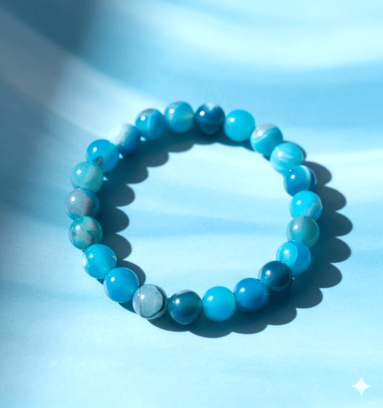 Sulemani Hakik Bracelet Blue(सुलेमानी हकीक ब्रेसलेट )