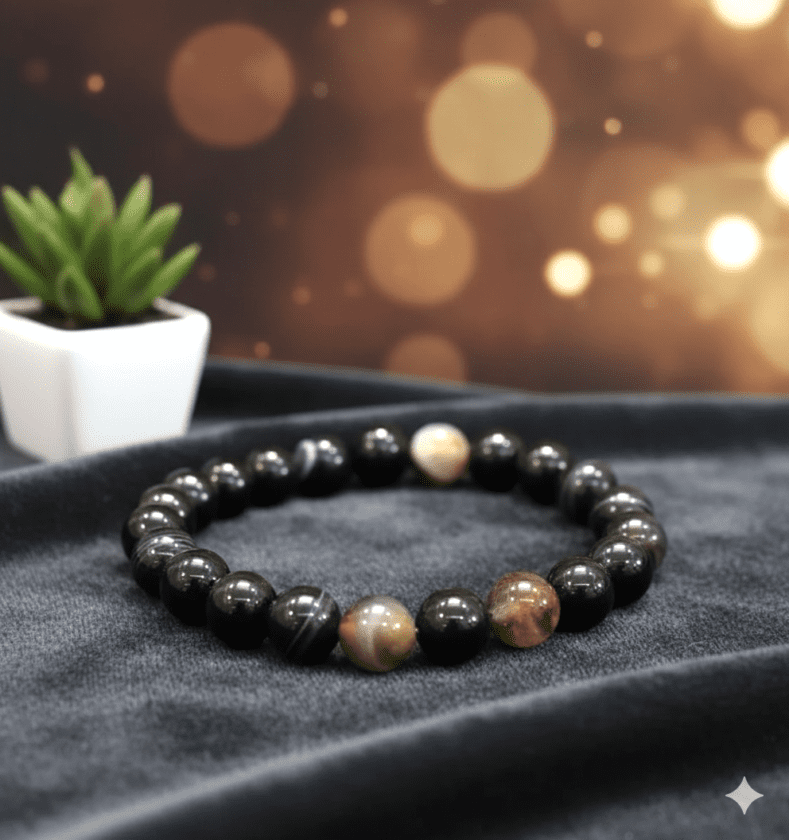 Sulemani Hakik Bracelet Black(सुलेमानी हकीक ब्रेसलेट )