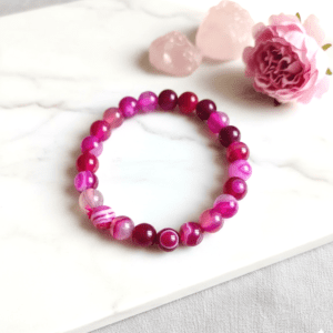 Sulemani Hakik Bracelet Pink(सुलेमानी हकीक ब्रेसलेट )