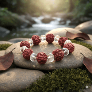 Crystal Rudraksha Bracelet For Shukra Dosh Nivaran