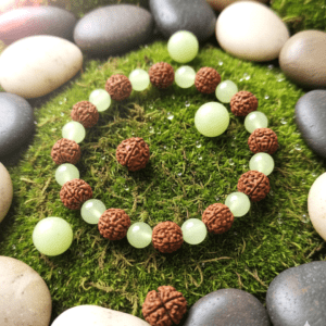 Budh Dosh Nivaran Bracelet With Rudraksh (बुध दोष निवारण ब्रेसलेट)