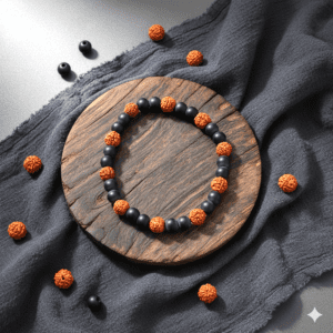 Shaligram Rudraksh Bracelet (शालिग्राम रुद्राक्ष ब्रेसलेट)