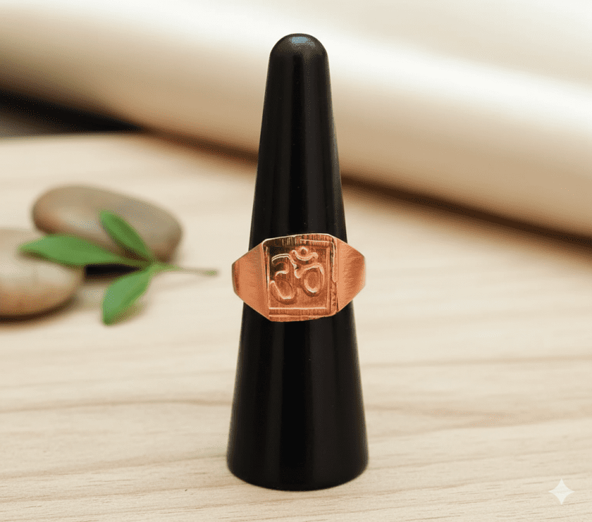 Copper Om Ring | ॐ रिंग कॉपर