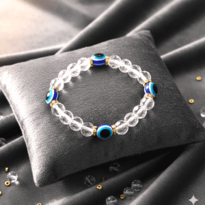 Evil Eye Nazar Raksha Kavach Crystal Bracelet ( नज़र रक्षा कवच क्रिस्टल ब्रेसलेट)