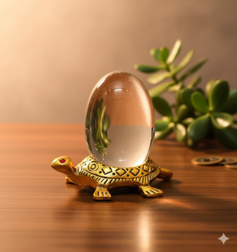 Heavy Quality Ashthdhatu Meru Crystal Yantra, Size 100x70 mm, Weight 250 g