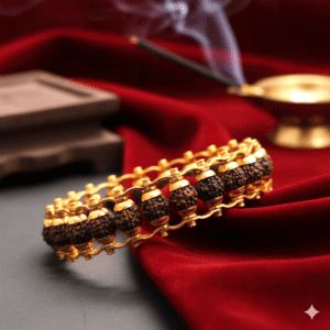 High Quality Brass Rudraksha Bracelet(ब्रास रुद्राक्ष ब्रेसलेट)