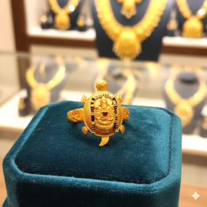 Tirupati Bala Ji Meru Ring In Brass (तिरुपति बाला जी मेरु रिंग ब्रास)