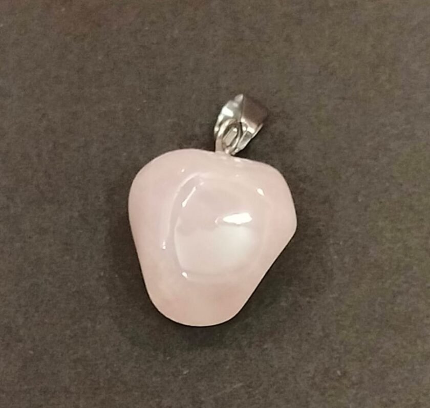 Natural Rose Quartz Stone Locket