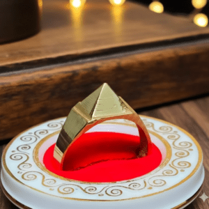 High Quality Panchadhatu Pyramid Ring(पंचधातु पिरामिड रिंग)