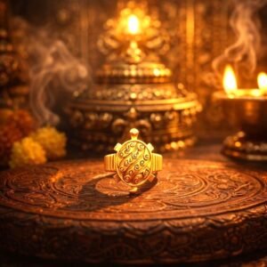 Meru Ring Brass — Spiritual Astrology Energy Ring | मेरु ब्रास रिंग