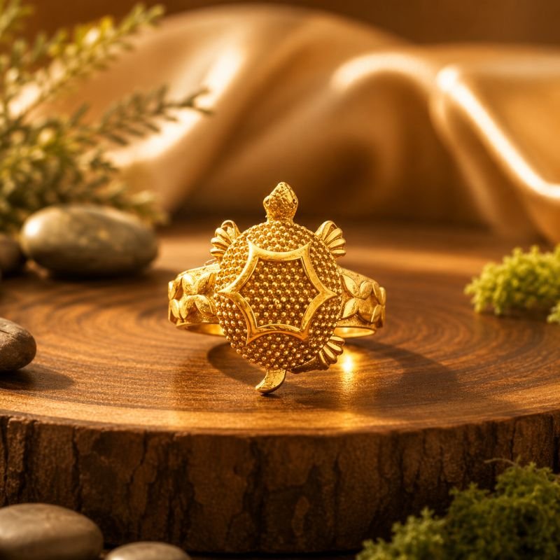 Designer Meru Ring Brass(मेरु रिंग), Size- 21