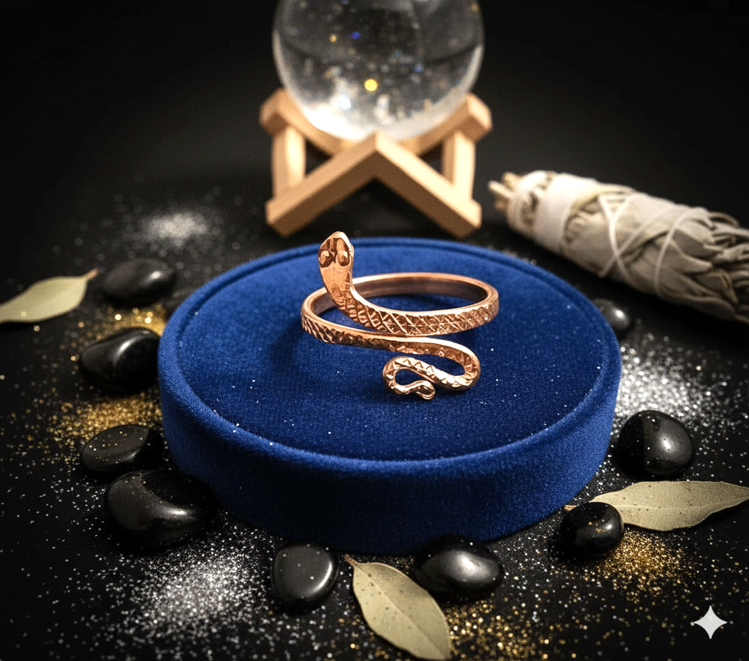 Copper Naag Ring For Kalsarp Dosh Nivaran(काल सर्प दोष निवारक नाग रिंग)