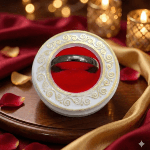 Original Black Horse Naal Ring(काले घोड़े की नाल का छल्ला)