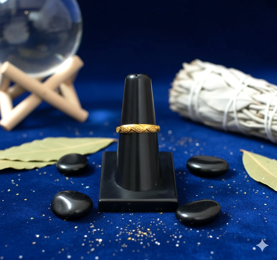 Stylish Copper Brass Designer Ring 1, Size Standard