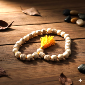 High Quality Tulsi Mala For Jap (जप तुलसी माला ), 28 Beads, Bead Size- 12 mm