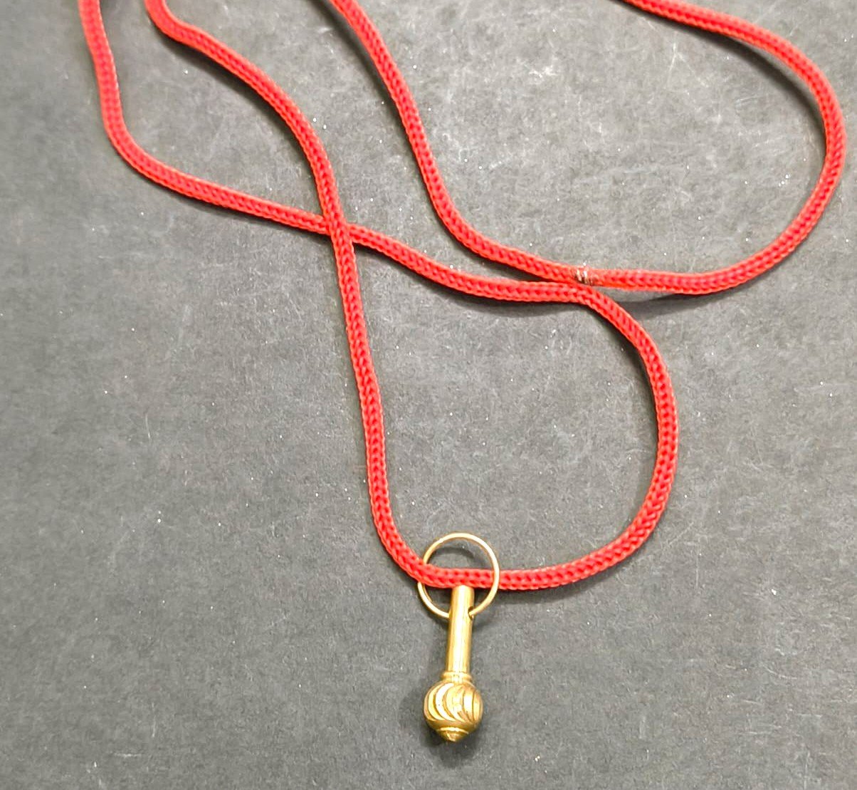 Brass Gada Locket (ब्रास गदा लॉकेट)