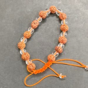 Crystal Rudraksha Bracelet (क्रिस्टल रुद्राक्ष ब्रेसलेट)