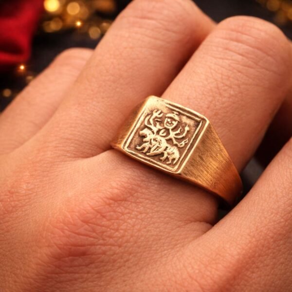 copper-durga-ring-jyotishshop