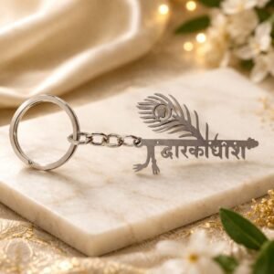 dwarikadhish-metal-keyring-jyotishshop