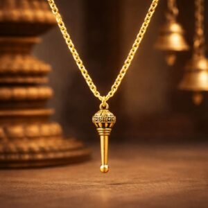 golden-hanuman-gada-metal-pendant-jyotishshop