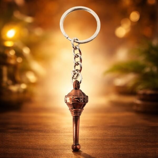stylish-gada-metal-keyring-jyotishshop