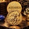 aquarius-kumbh-rashi-zinc-metal-coin-jyotishshop
