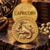 capricorn-makar-rashi-zinc-metal-coin-jyotishshop