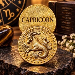 capricorn-makar-rashi-zinc-metal-coin-jyotishshop