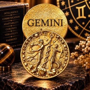gemini-mithun-rashi-zinc-metal-coin-jyotishshop