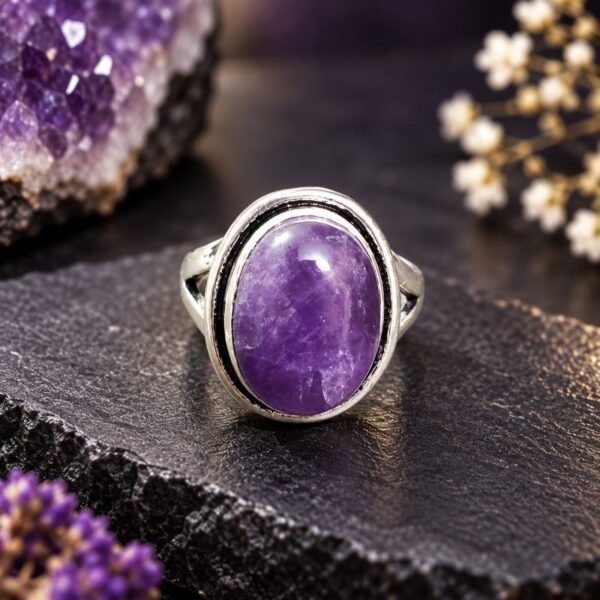 germansilver-amethyst-stone-ring-jyotishshop