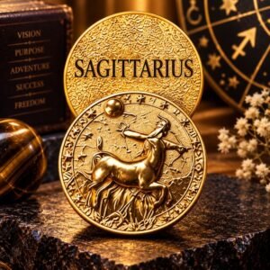 sagittarius-dhanu-rashi-zinc-metal-coin-jyotishshop
