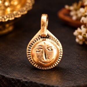 round-shape-copper-surya-locket