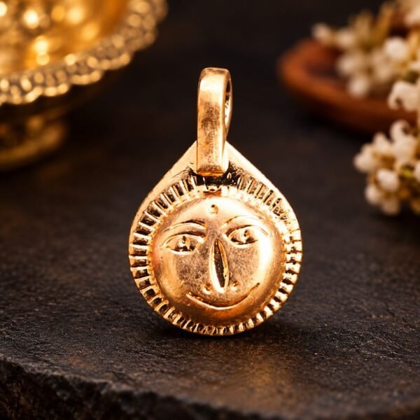 round-shape-copper-surya-locket